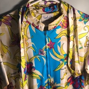 Vintage Travel-Lite by Boutique 70s Lounge Dress